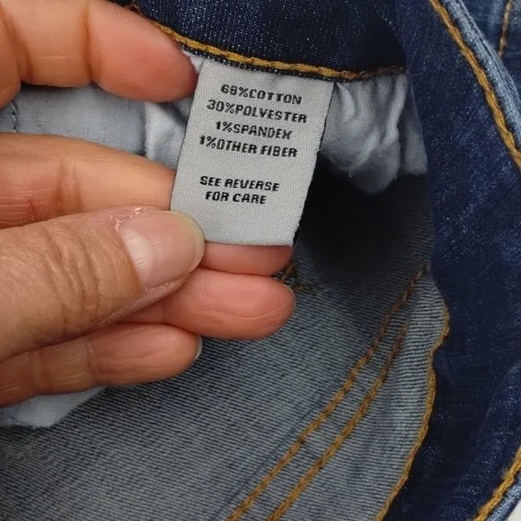 it jeans denim crop size 10 Tiffany skinny medium wash two button it jeans - Picture 9 of 10